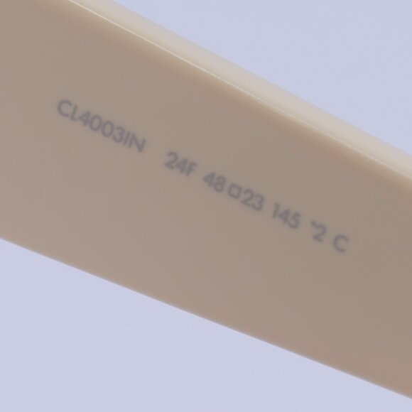 Celine CL4003IN 24F Sunglasses White Cat Eye Frame, Brown Gradient Lenses - Picture 9 of 11